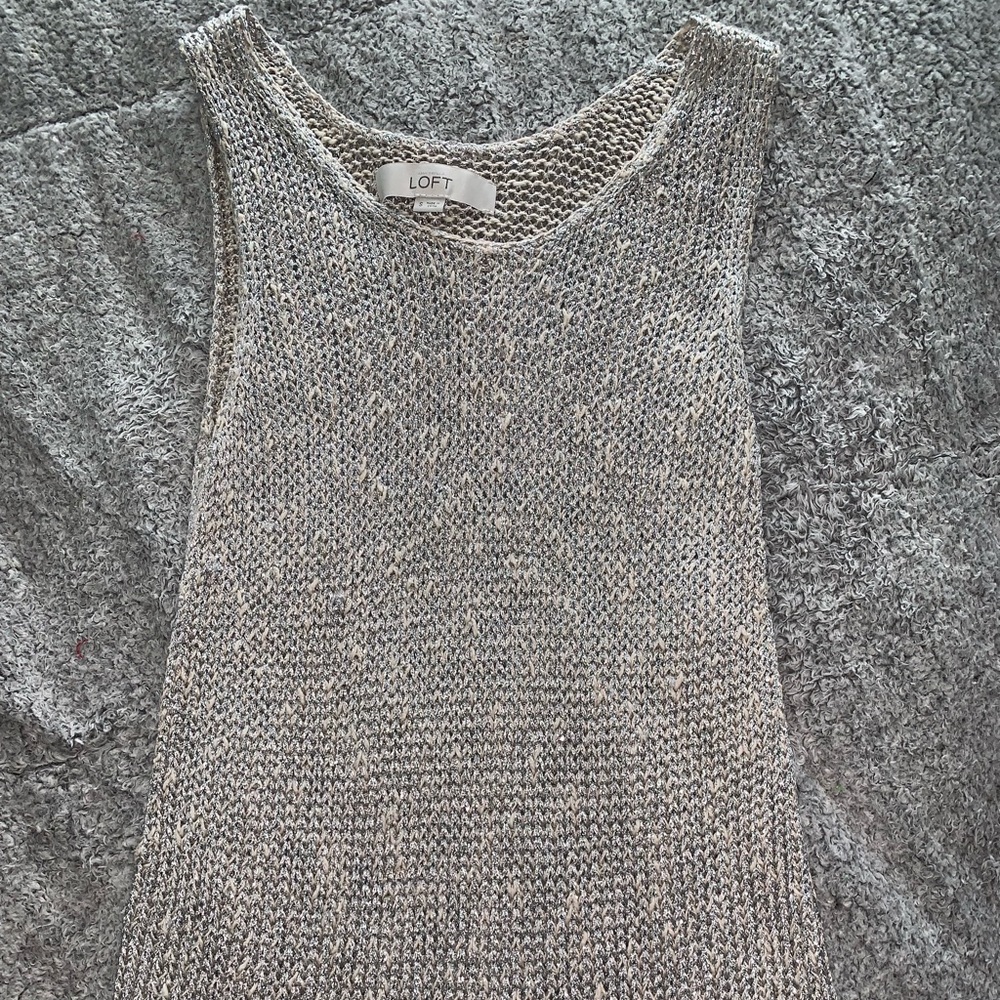 Knit tank top